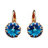 Auskarai "Vintāžš III (Bermuda Blue)" su Swarovski™ kristalais